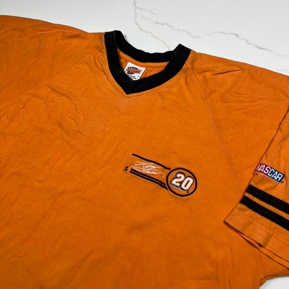 Vintage nascar Tony‎ Stewart graphic racing shirt heavyweight jersey